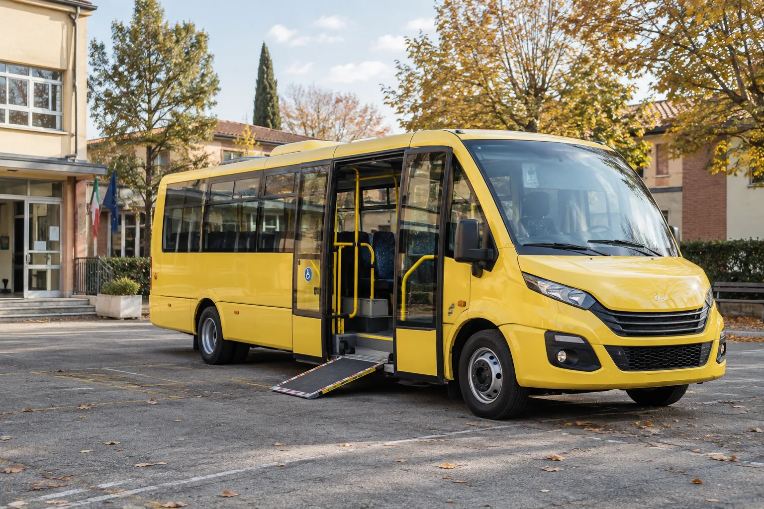 Certaldo acquista il primo nuovo scuolabus: oltre 90mila euro per sicurezza e inclusione