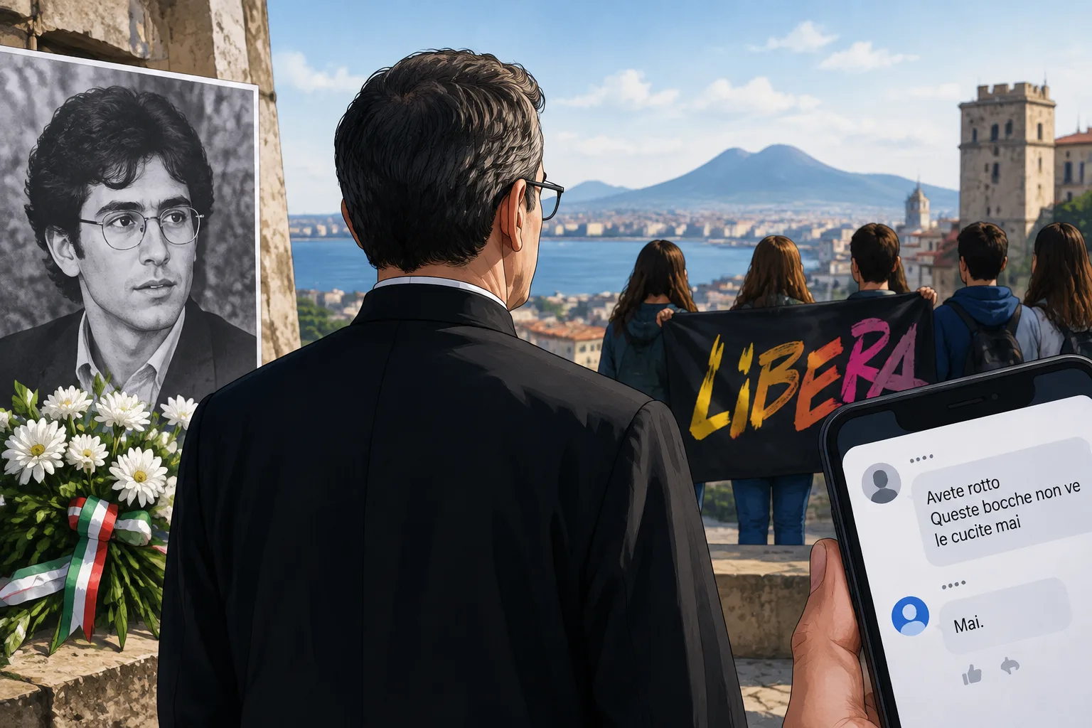 Torre Annunziata, offese a don Ciro dopo il ricordo di Giancarlo Siani: Libera condanna