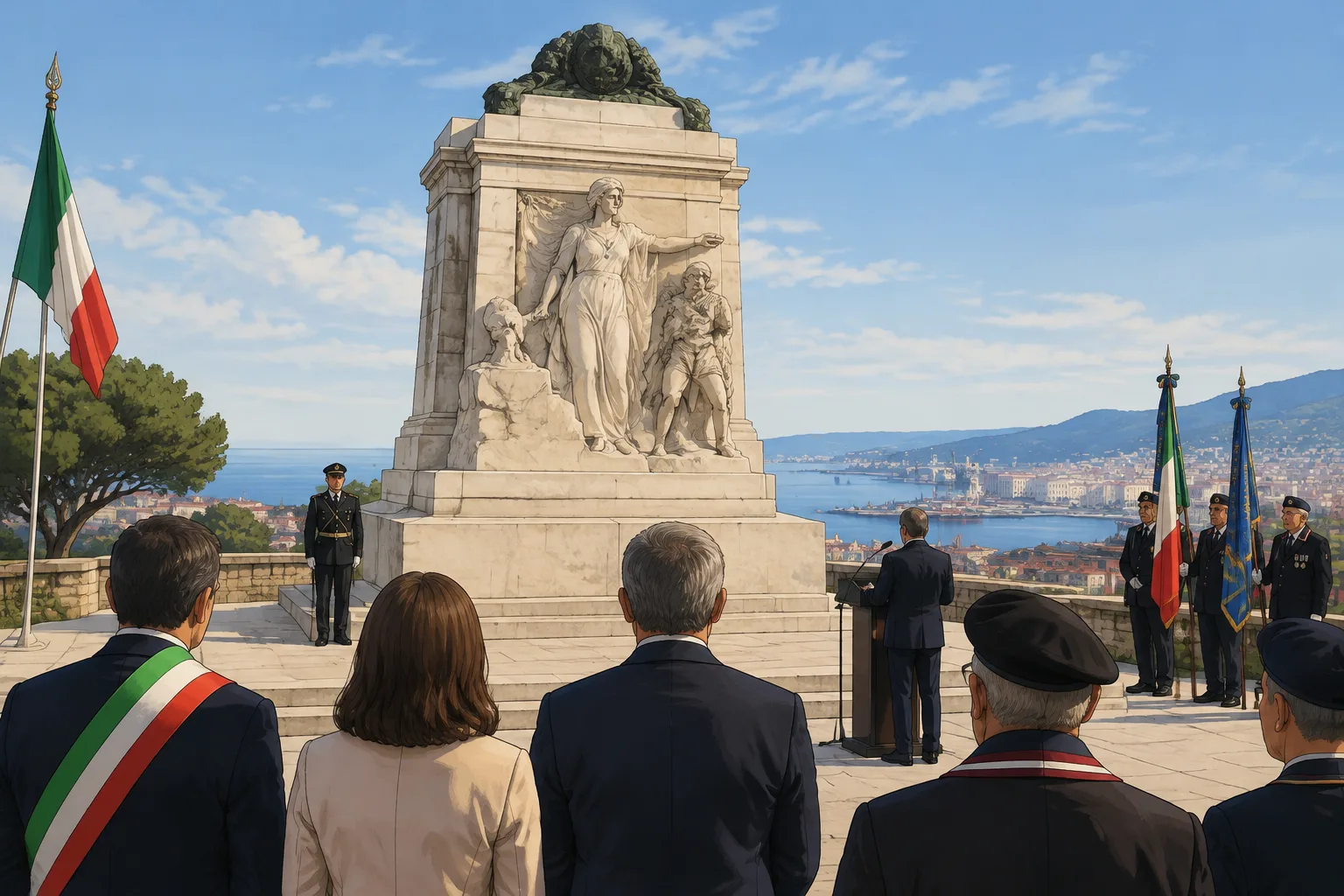 Restaurata l’Ara della Terza Armata sul colle di San Giusto