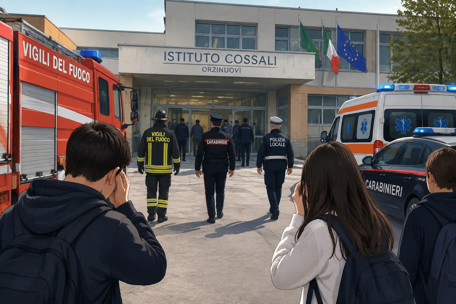Spray urticante all’istituto Cossali di Orzinuovi: bruciore per alcuni, nessun ricovero