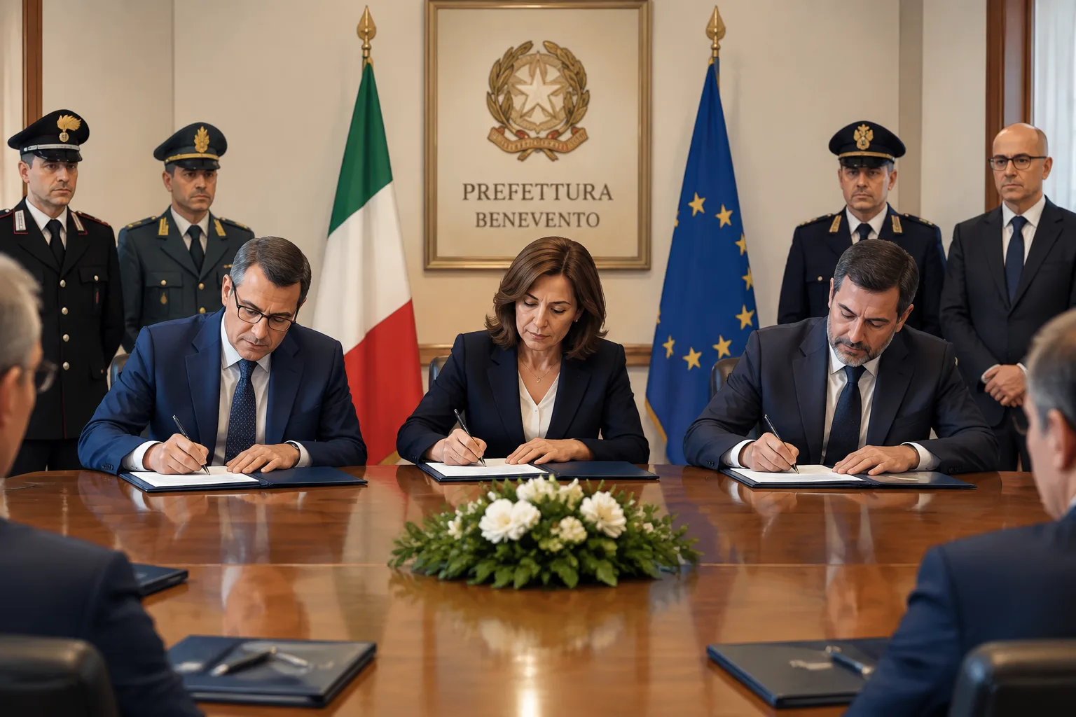 Rinnovo in Prefettura del protocollo per la prevenzione dei reati contro banche e uffici postali
