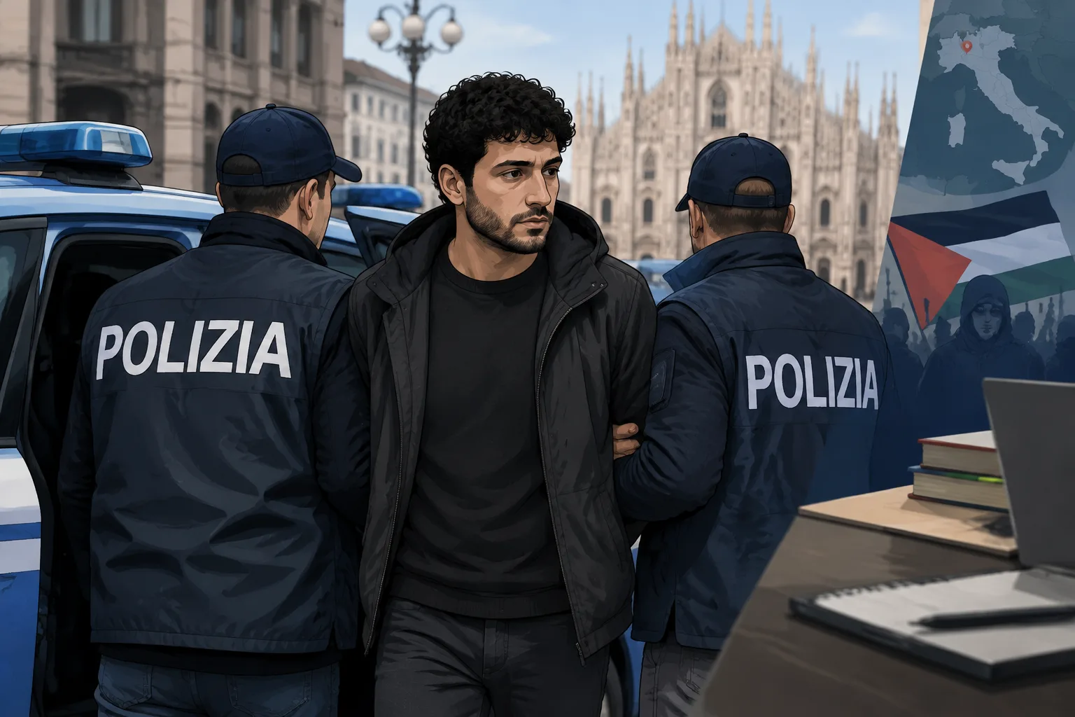 Milano, indagato Youssef Siher: secondo gli investigatori la "mente" del Movimento 17 ottobre