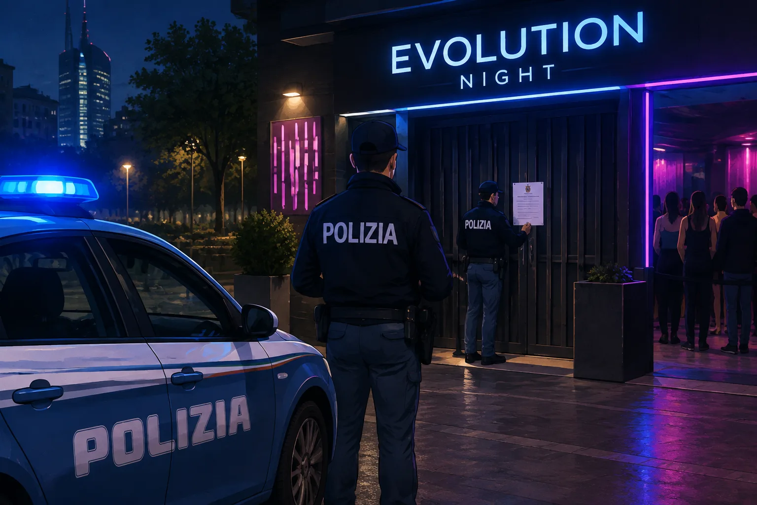 Licenza sospesa per 15 giorni all'Evolution Night di Milano