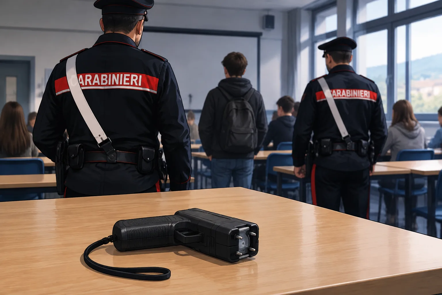 Iseo, studente minorenne denunciato dopo l'uso di uno storditore elettrico in aula
