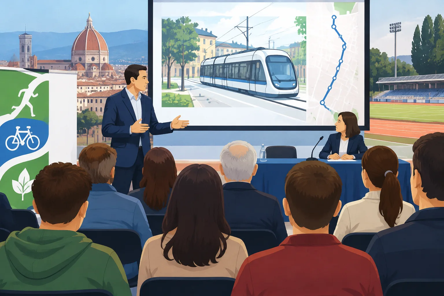 Campo di Marte, il Comune presenta il progetto della nuova linea tramviaria in un incontro pubblico