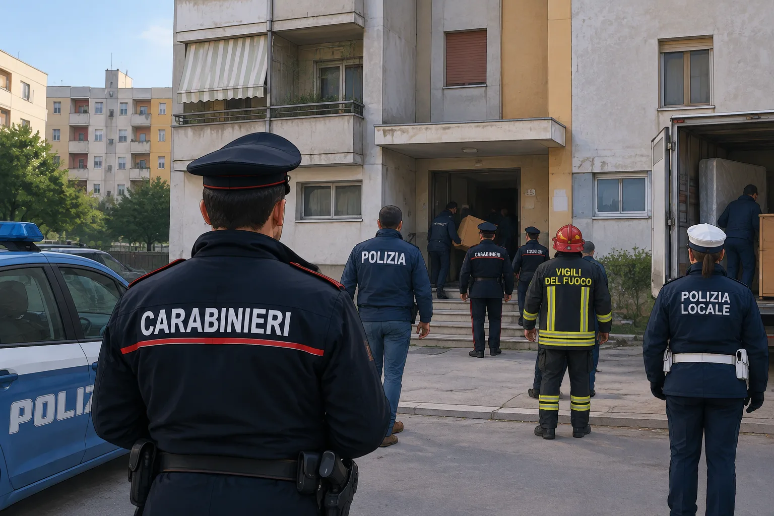 Sgomberati due alloggi popolari a Bari: occupanti ritenuti riconducibili a clan