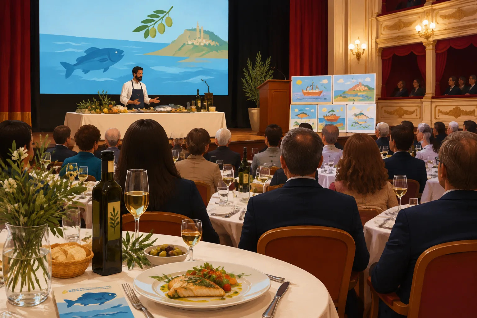 Buccheri: il "Pranzo della Zona Blu" valorizza pesce e olio Tonda Iblea