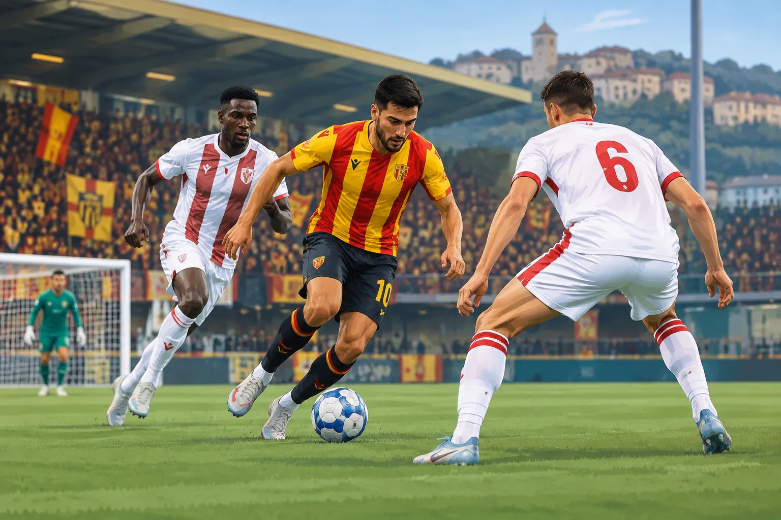 Benevento pareggia 2-2 con il Vicenza al Ciro Vigorito