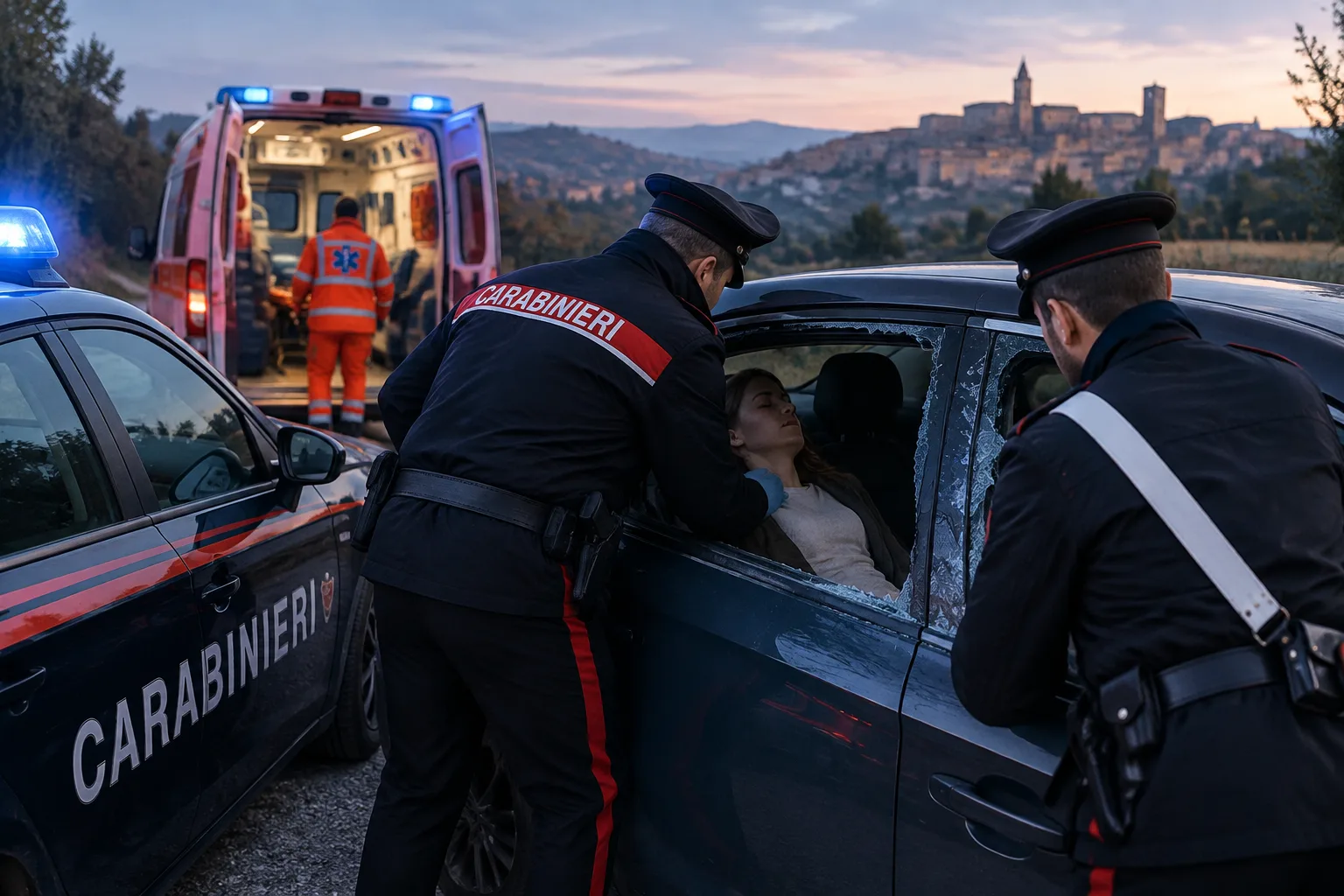 Intervento dei carabinieri: salvata una donna priva di conoscenza a Città di Castello