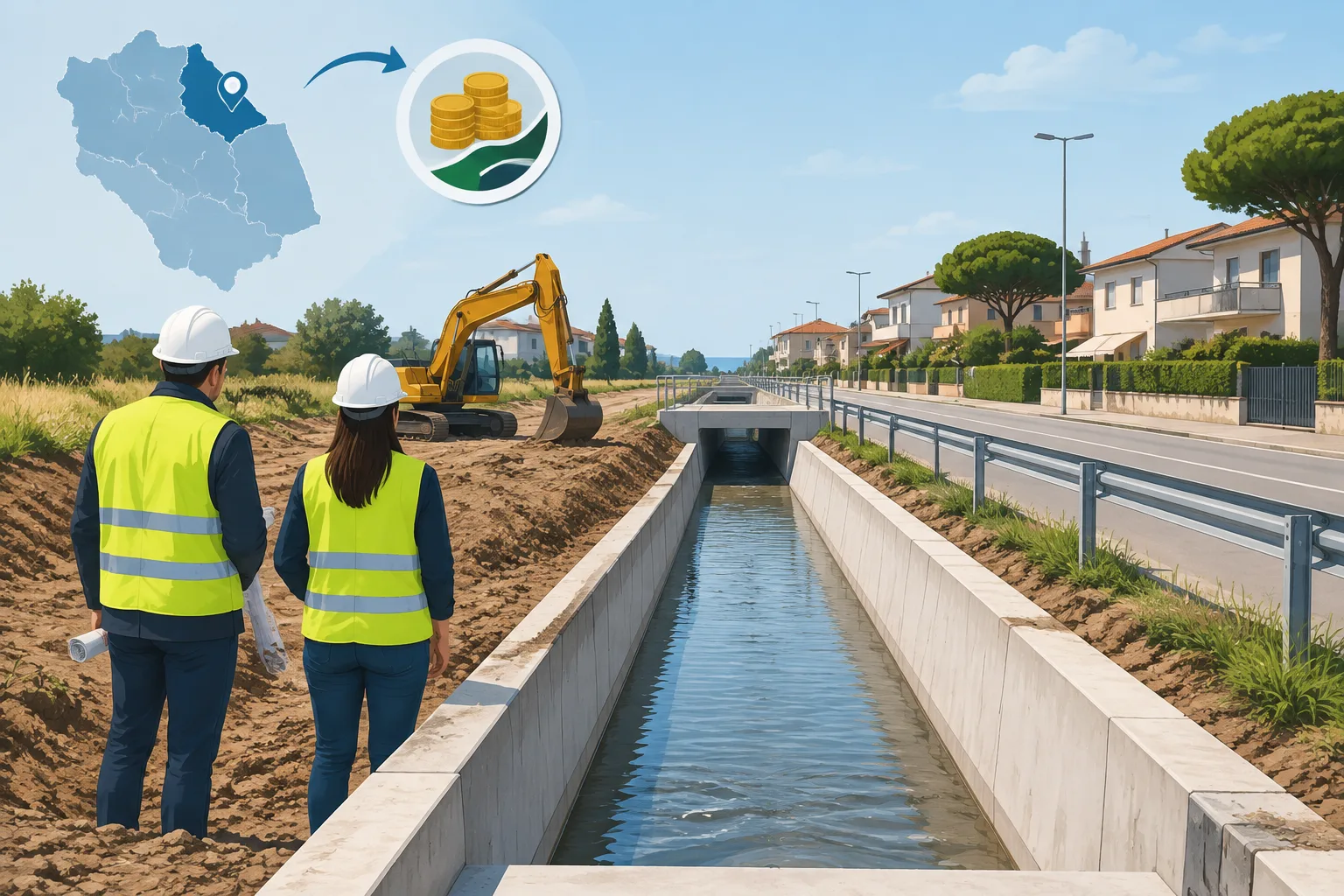 400.000 euro dalla Regione per la sicurezza idrogeologica di Marotta Nord