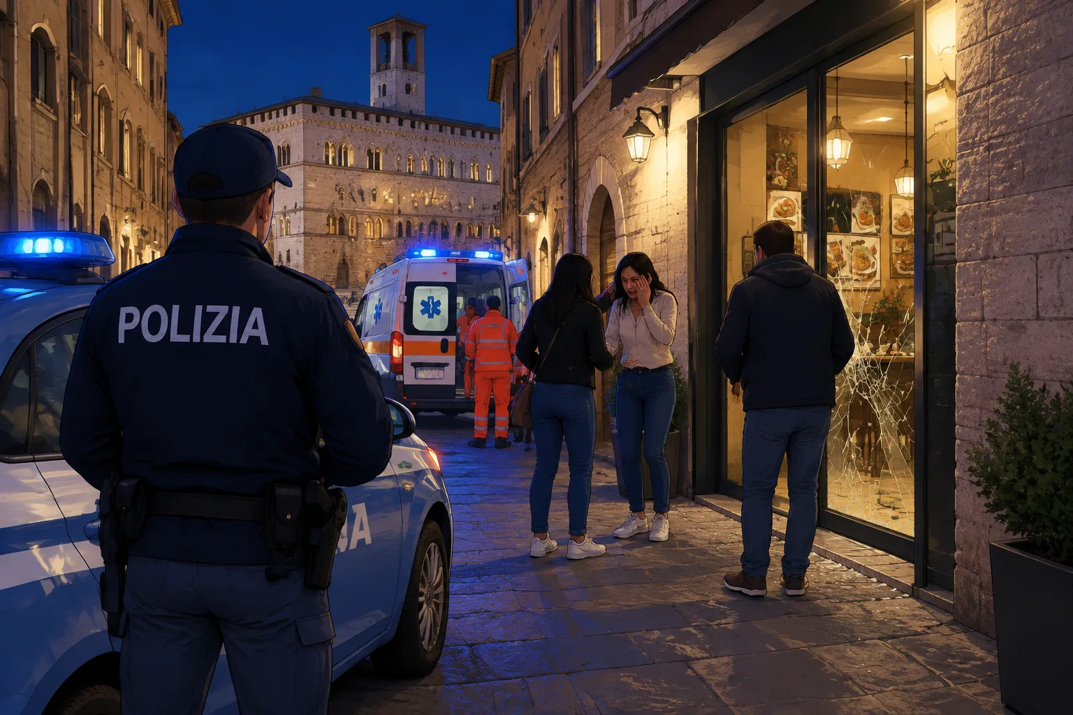 Lite nel centro storico di Perugia: 40enne imputata per lesioni