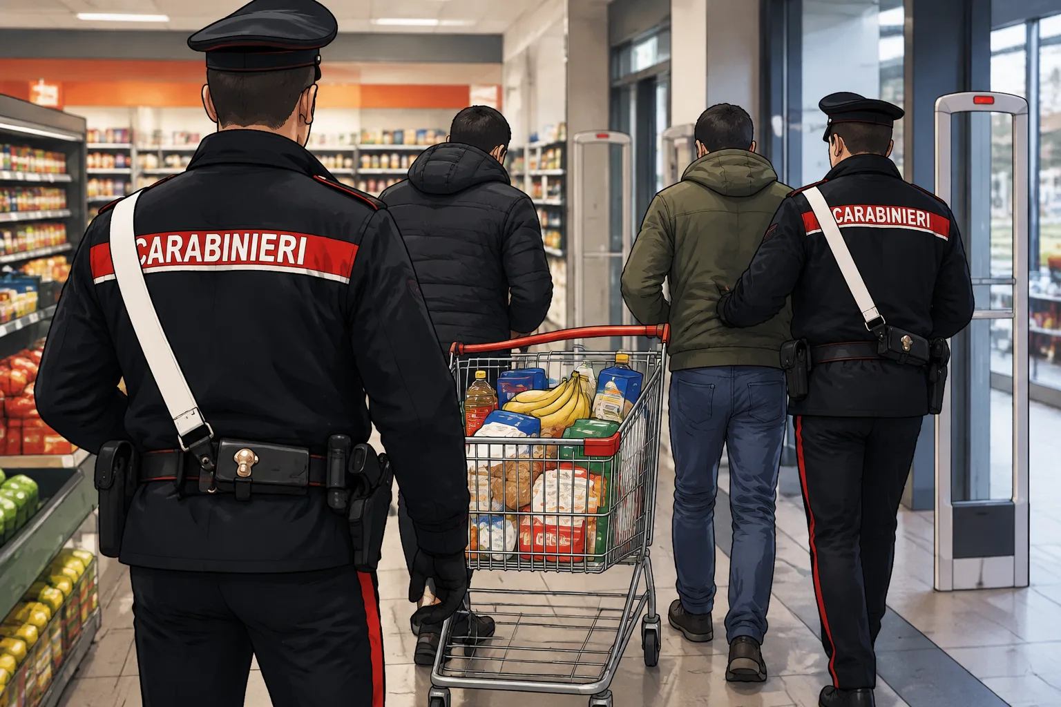 Breno, due arresti dopo il furto in supermercato: decisivo un carabiniere fuori servizio
