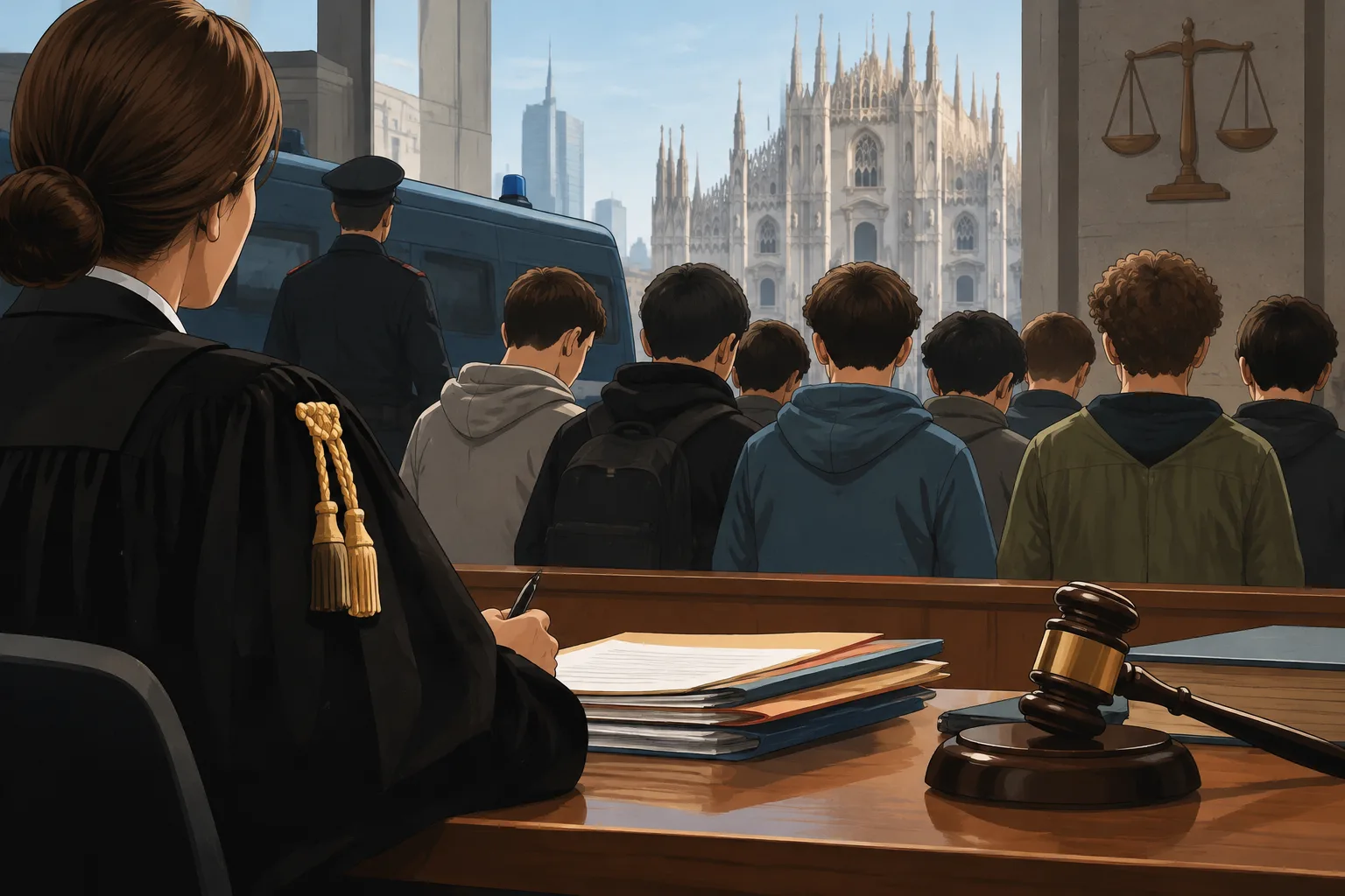 Disordini a Milano: convalidati i primi 11 fermi, 35 minorenni coinvolti