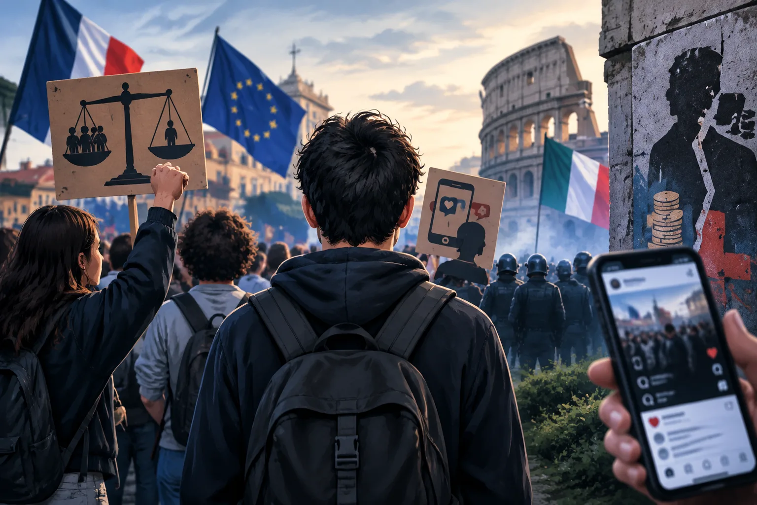 Dalla Francia all'Italia, la protesta dei giovani: rabbia, vuoto e il tema delle diseguaglianze