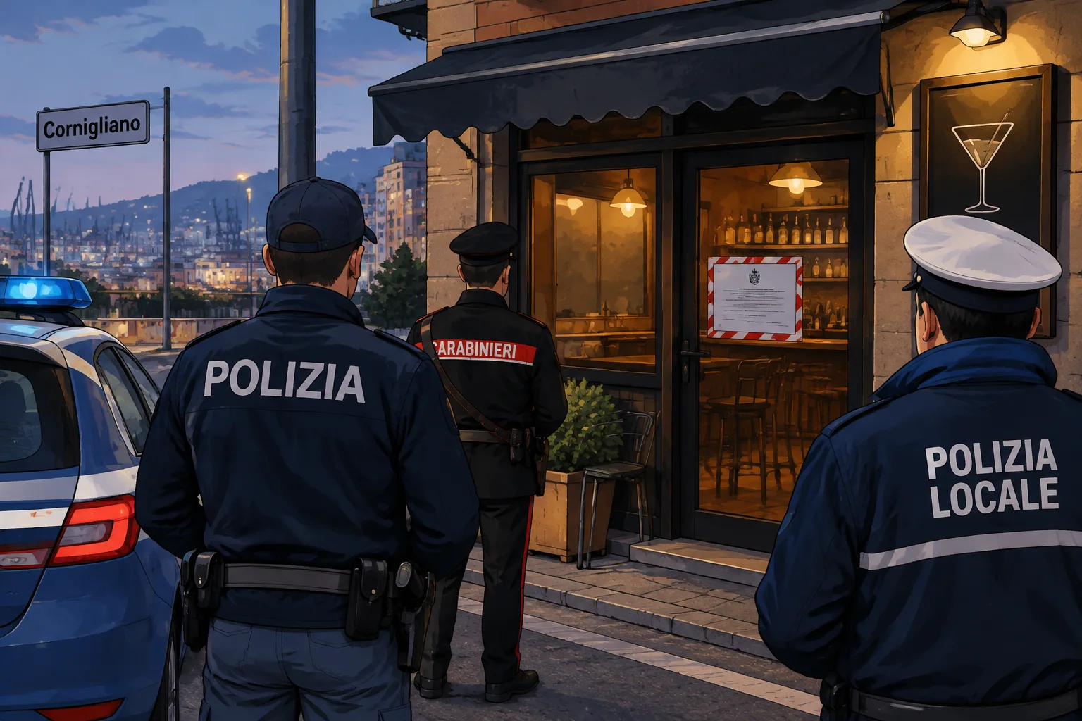 Cornigliano: sospesa per 30 giorni la licenza di un locale in via San Giovanni d'Acri